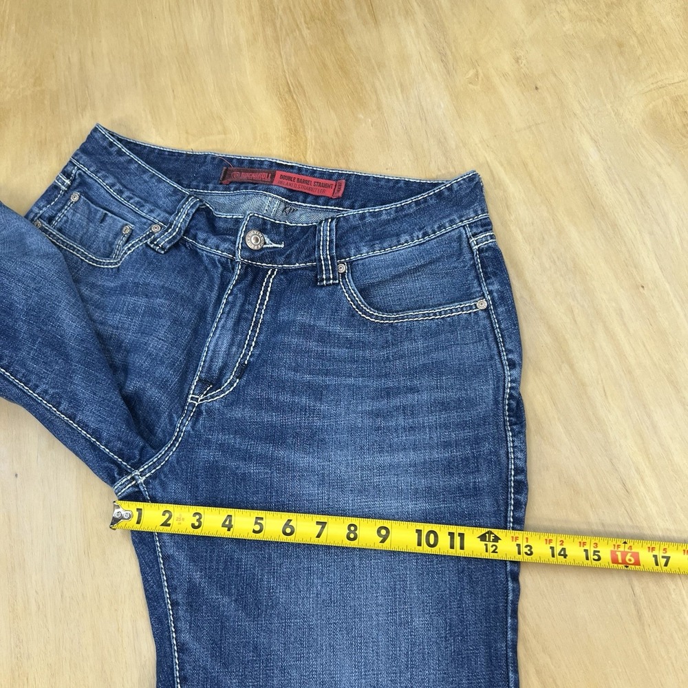 Rock & Roll Double Barrel Jeans Mens 33x30 Relaxed Fit Straight Leg - Picture 8 of 13